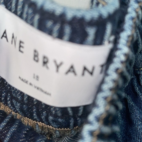 Lane Bryant Blue Relaxed Jeans with Elastic Waistband - Picture 6 of 11